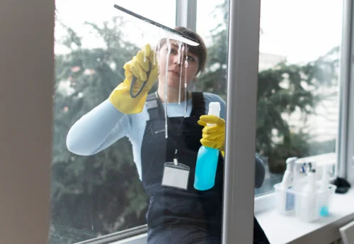 Nettoyage de vitres intérieures et extérieures à Tourriers